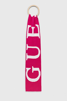 foto дитячий шарф guess колір рожевий візерунок