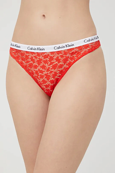 foto труси calvin klein underwear колір червоний