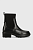 foto шкіряні черевики tommy hilfiger feminine seasonal жіночі колір чорний на платформі fw0fw07227