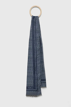 foto шарф з домішкою вовни furla візерунок