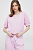 foto блузка deha жіноча колір рожевий однотонна
