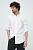 foto бавовняна сорочка ps paul smith чоловіча колір білий slim комір button-down
