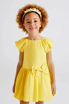 foto дитяча сукня mayoral колір жовтий mini розкльошена