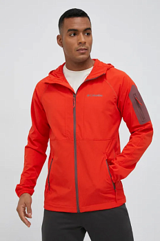 foto куртка outdoor columbia tall heights колір червоний перехідна