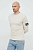 foto бавовняний светр calvin klein jeans чоловіча колір бежевий