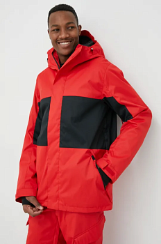 foto куртка для сноуборду dc defy колір червоний