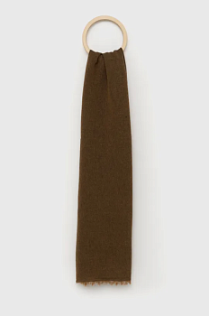 foto шарф sisley чоловічий колір коричневий меланж