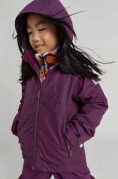 foto дитяча куртка reima soutu колір бордовий