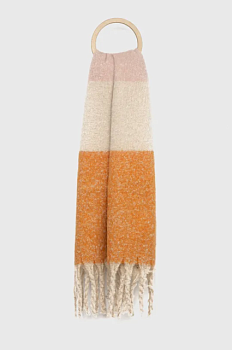 foto шарф only жіночий колір помаранчевий візерунок