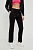 foto спортивні штани dkny жіночі колір чорний з принтом