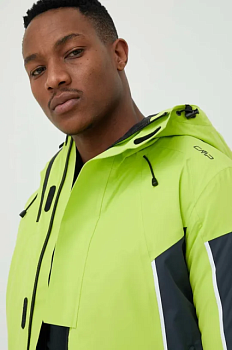 foto гірськолижна куртка cmp колір зелений
