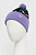 foto шапка з домішкою вовни femi stories sweetie wah колір фіолетовий з товстого трикотажу