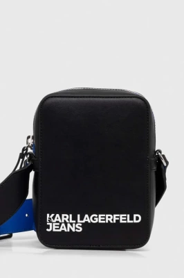 Podrobnoe foto рюкзак karl lagerfeld jeans чоловічий колір чорний великий однотонний