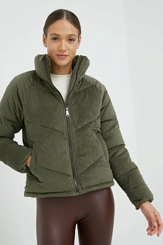 foto вельветова куртка vero moda колір зелений зимова