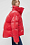 foto куртка calvin klein jeans жіноча колір червоний зимова oversize