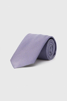 foto краватка boss колір фіолетовий
