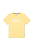 foto дитяча бавовняна футболка boss колір жовтий з принтом