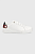 foto шкіряні кросівки tommy hilfiger button detail court sneaker колір білий