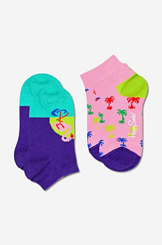foto дитячі шкарпетки happy socks flamingo low 2-pack kflm02-3300