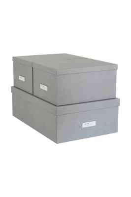 Podrobnoe foto bigso box of sweden набір ящиків для зберігання inge (3-pack)