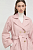 foto пальто pinko жіночий колір рожевий перехідний двобортний