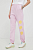 foto бавовняні спортивні штани billabong x smiley жіночі колір фіолетовий з принтом