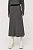foto вовняна спідниця liviana conti колір сірий midi розкльошена