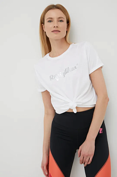 foto футболка refrigiwear жіночий колір білий