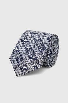 foto шовковий галстук moschino колір синій