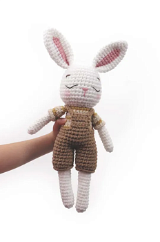 foto набір для в'язання гачком graine creative my rabbit amigurumi