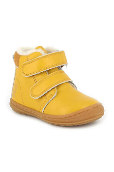 foto дитячі шкіряні туфлі primigi колір жовтий