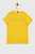 foto дитяча бавовняна футболка tommy hilfiger колір жовтий з аплікацією