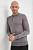 foto вовняний светр emporio armani чоловічий колір сірий легкий