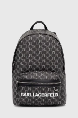 Podrobnoe foto рюкзак karl lagerfeld чоловічий колір чорний великий візерунок
