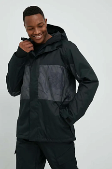 foto куртка для сноуборду dc defy колір чорний