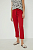 foto штани medicine жіночі колір червоний прямі висока посадка