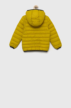 foto дитяча куртка united colors of benetton колір жовтий