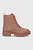 foto черевики aldo aubree жіночі колір коричневий на плоскому ходу