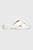 foto шкіряні шльопанці lauren ralph lauren kelsie жіночі колір білий 802896838001
