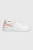 foto шкіряні кросівки tommy hilfiger embossed court sneaker колір рожевий fw0fw07297