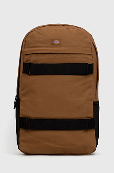 foto рюкзак dickies чоловічий колір коричневий великий гладкий
