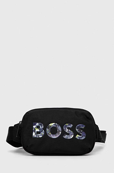 foto сумка на пояс boss колір чорний
