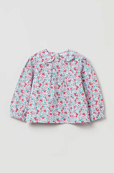 foto дитяча бавовняна блузка ovs принт квіти