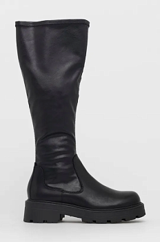 foto чоботи vagabond cosmo 2.0 жіночі колір чорний на платформі