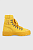foto замшеві черевики patrizia pepe жіночі колір жовтий на платформі утеплене