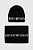 foto шапка та шарф з домішкою вовни emporio armani колір чорний