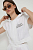 foto сорочка з домішкою льону love moschino колір білий