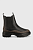 foto шкіряні черевики michael michael kors dupree жіночі колір чорний на платформі