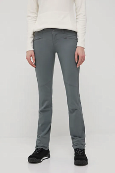 foto штани outdoor columbia жіночі колір сірий