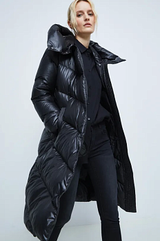 foto пухове пальто medicine колір чорний зимове